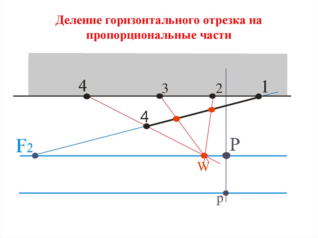 Деление отрезка