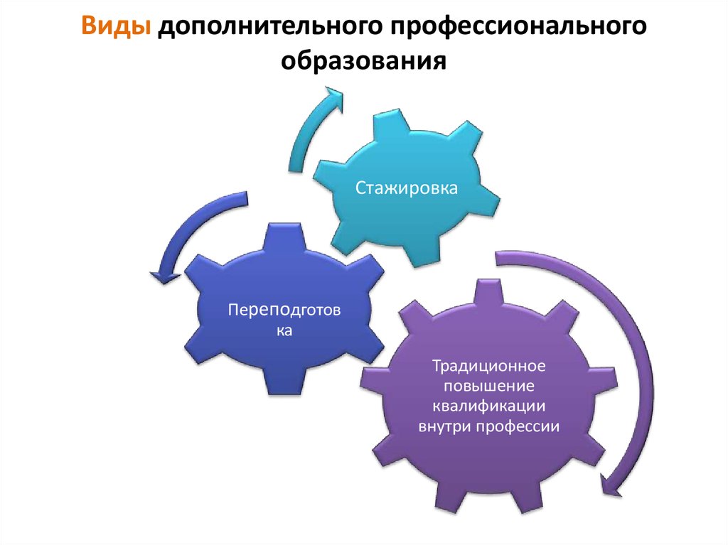 Виды дополнительных программ