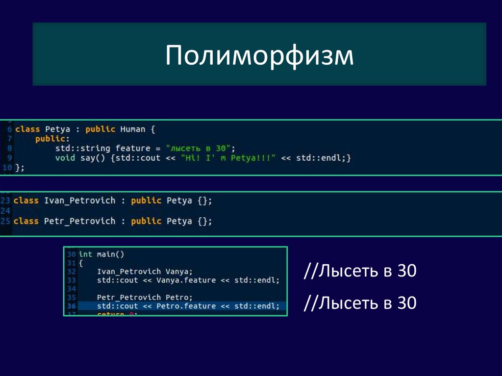 Принцип абстракции в ооп