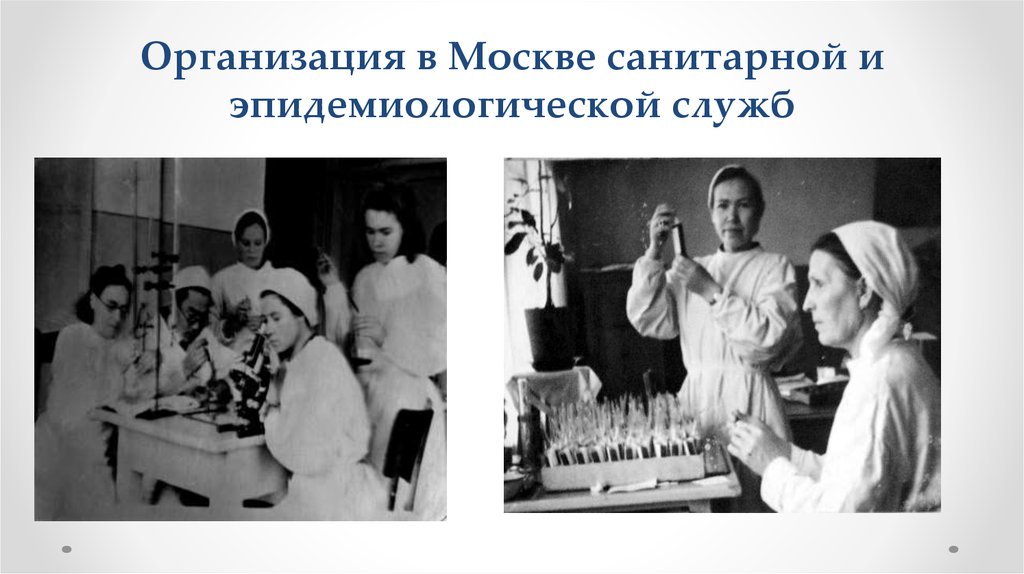 Организация в Москве санитарной и эпидемиологической служб