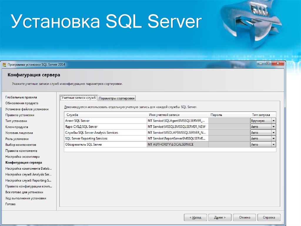 Sql server презентация