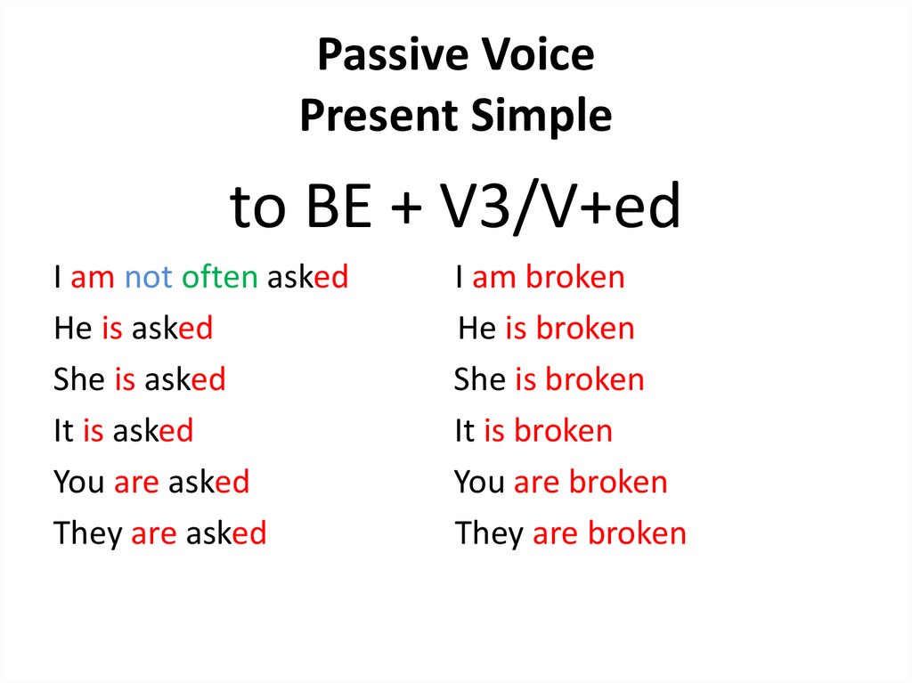 soal essay passive voice simple present tense