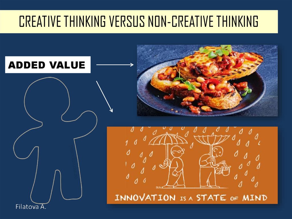 Think vs thinking. Artistic and non artistic texts.