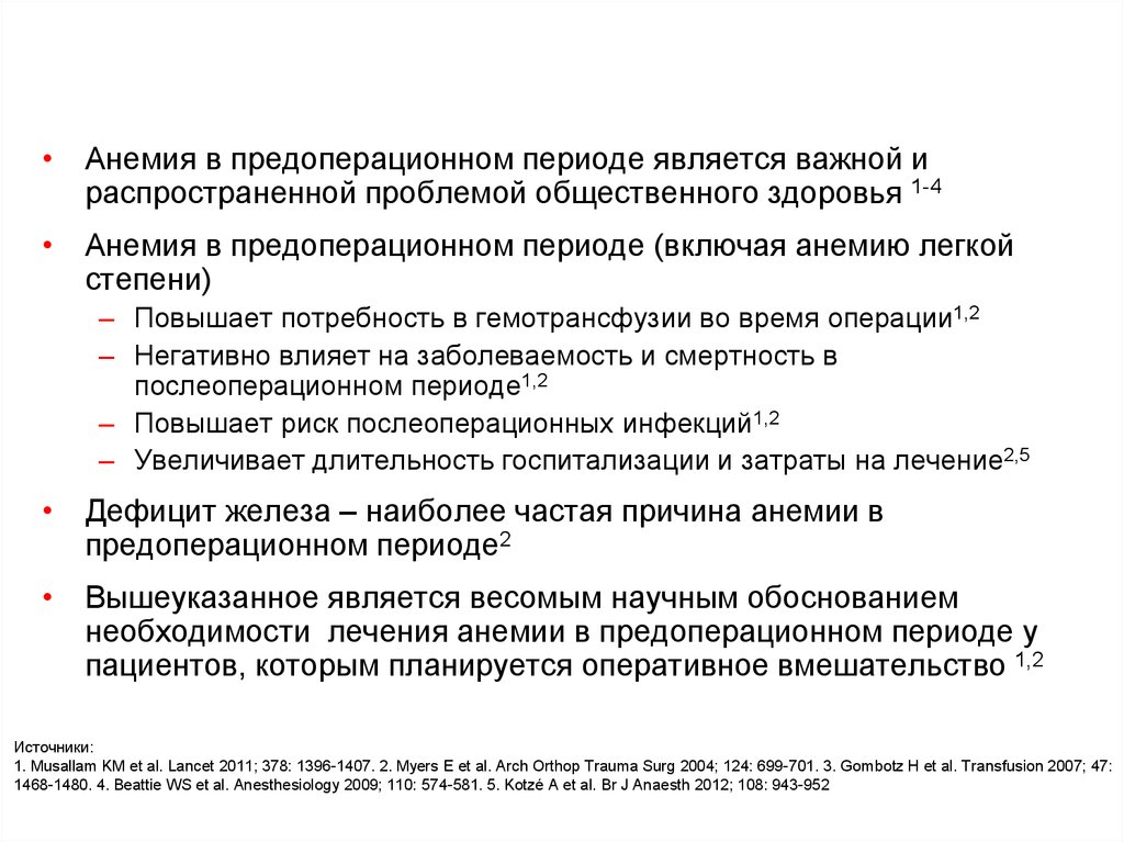 Предоперационный период тесты с ответами