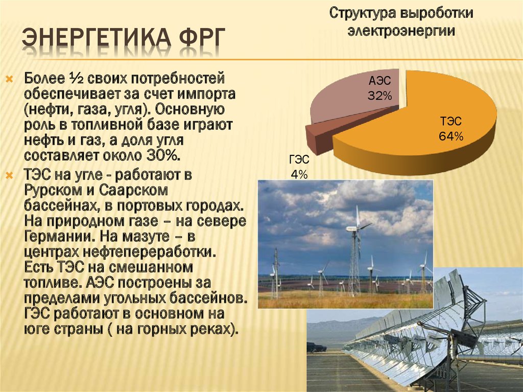 Германий кратко. Промышленность топливно энергетический комплекс Германии. Структура энергетики Германии. Электроэнергетика ФРГ. Топливная Энергетика Германии.