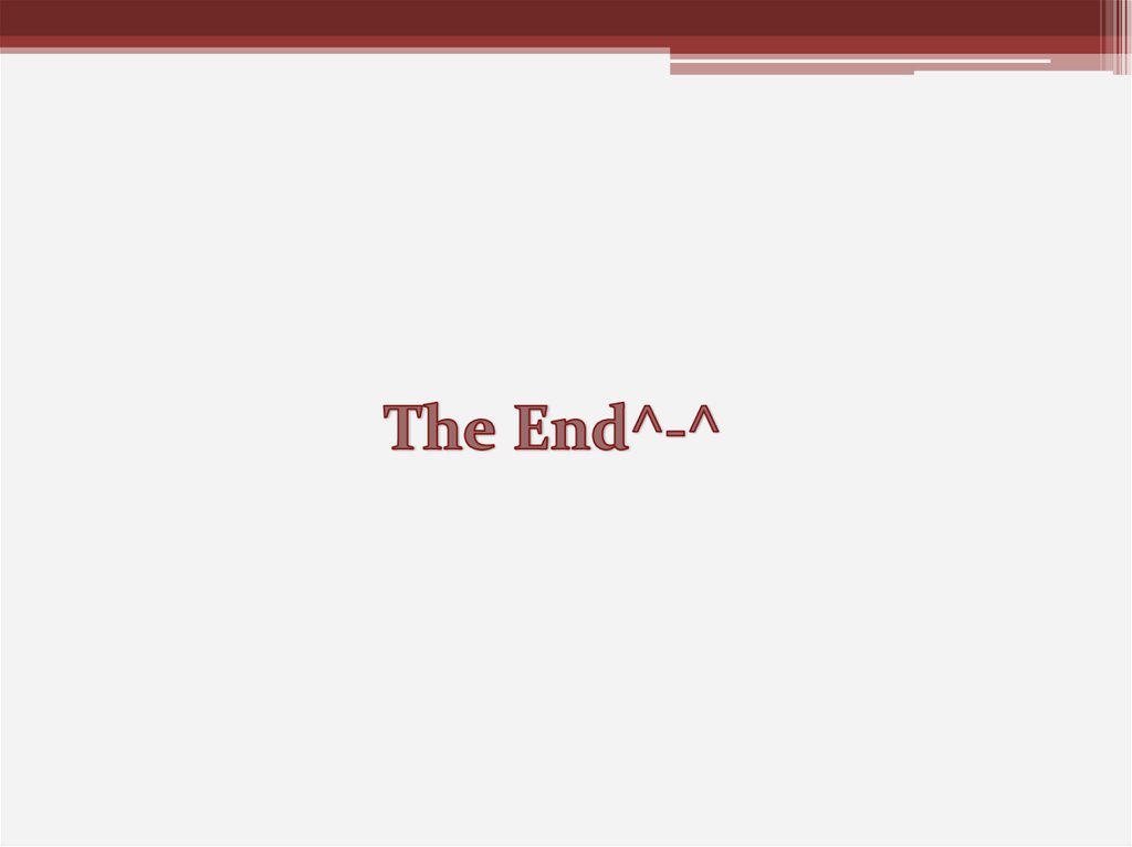 The End^-^