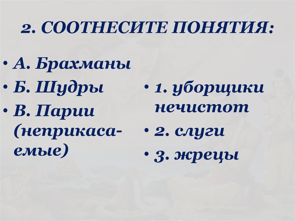 Соотнесите понятия. В2 соотнесите.