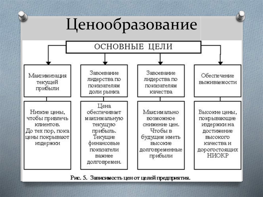 Ценообразование бизнес план