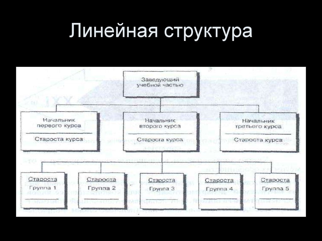 Линейная структура управления гостиницей схема - 96 фото