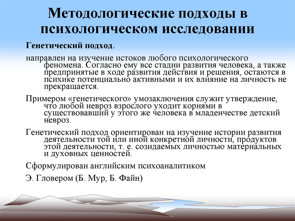 Методологические подходы к разработке текущих и перспективных планов