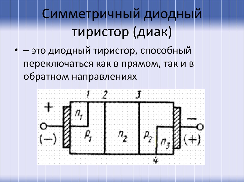 Диодный тиристор на схеме