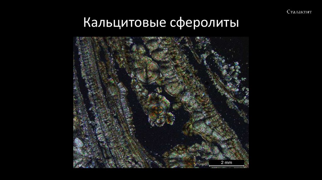 Кальцитовые сферолиты