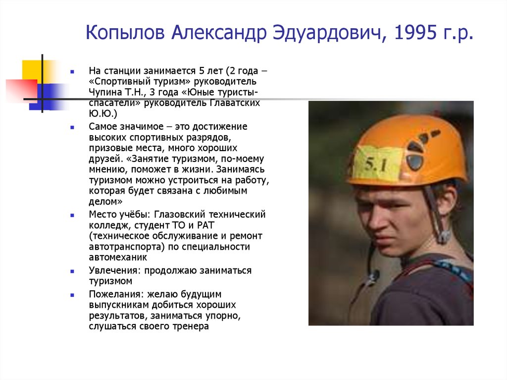 Копылов Александр Эдуардович, 1995 г.р.