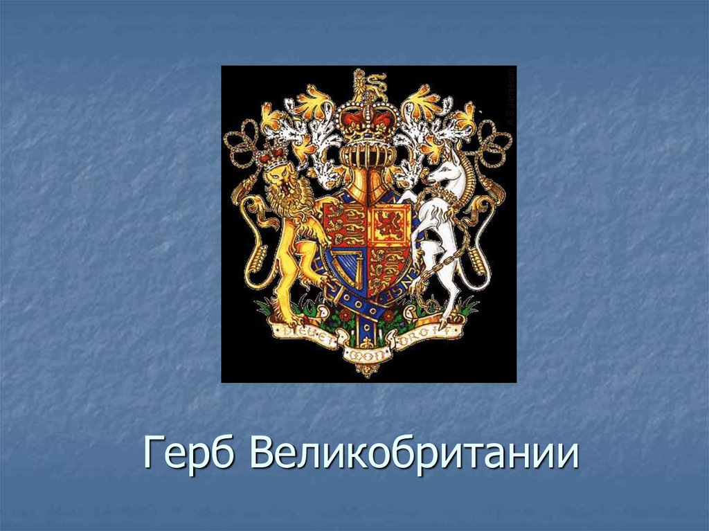 Как нарисовать герб великобритании