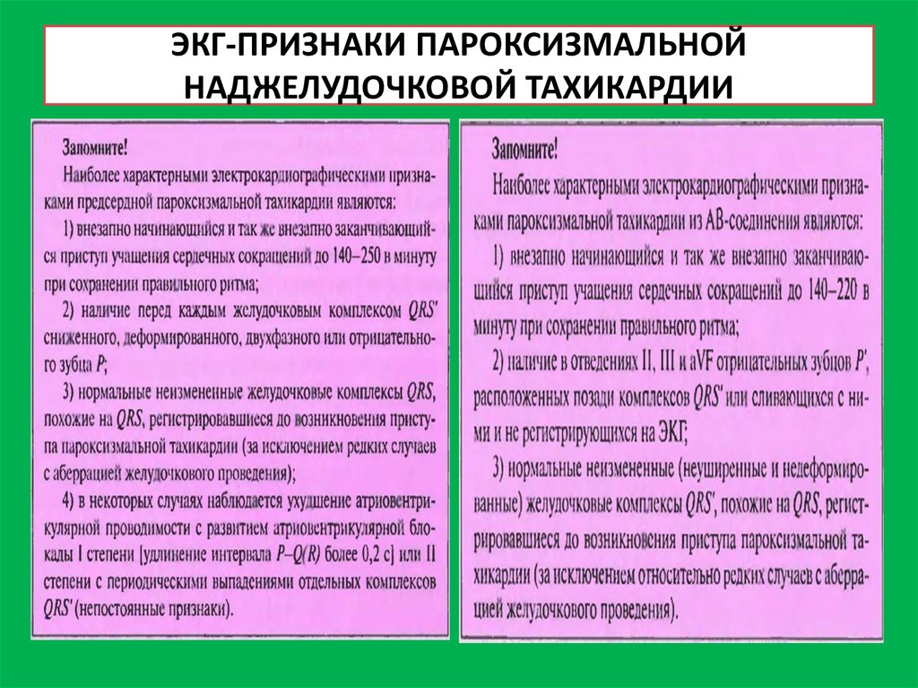 Наджелудочковая тахикардия презентация