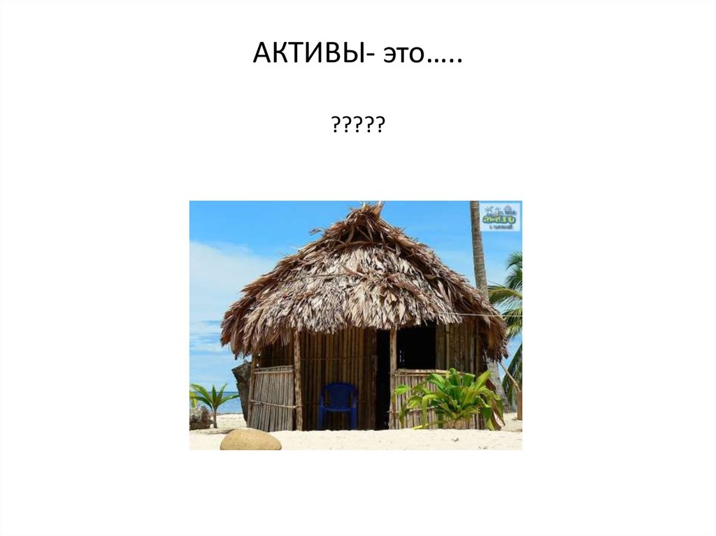 АКТИВЫ- это…..