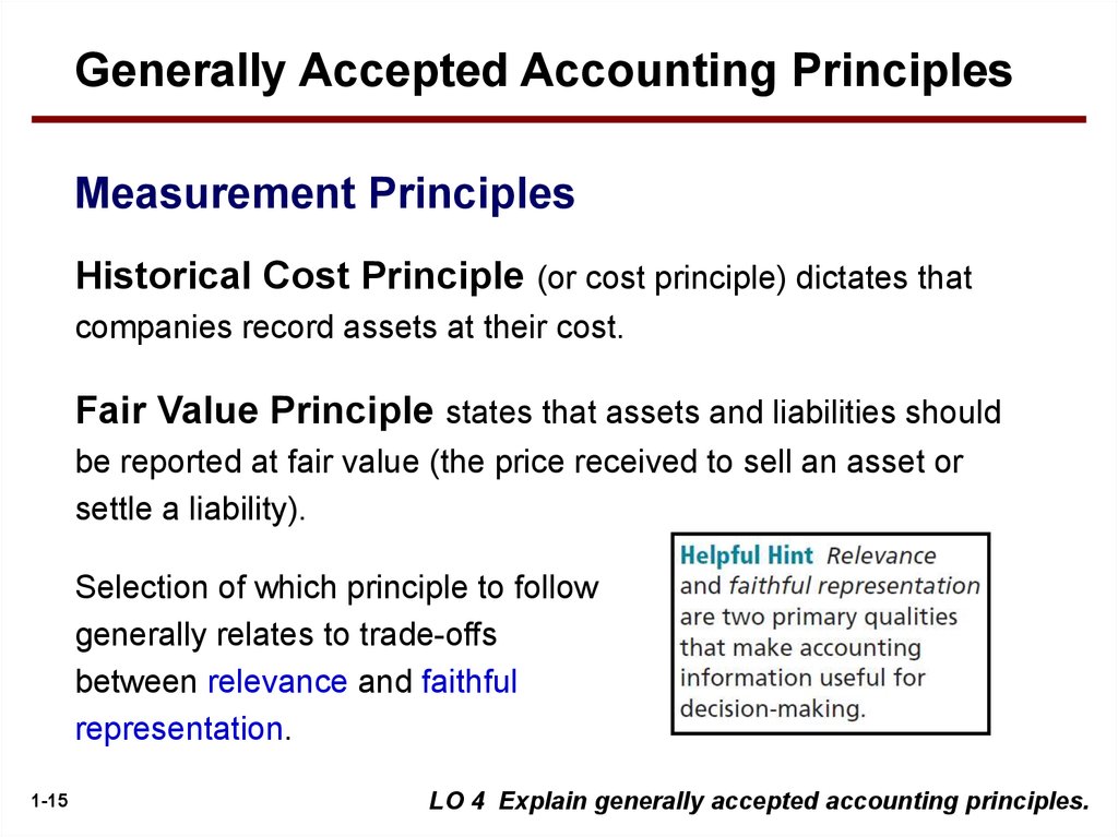 historical cost principle