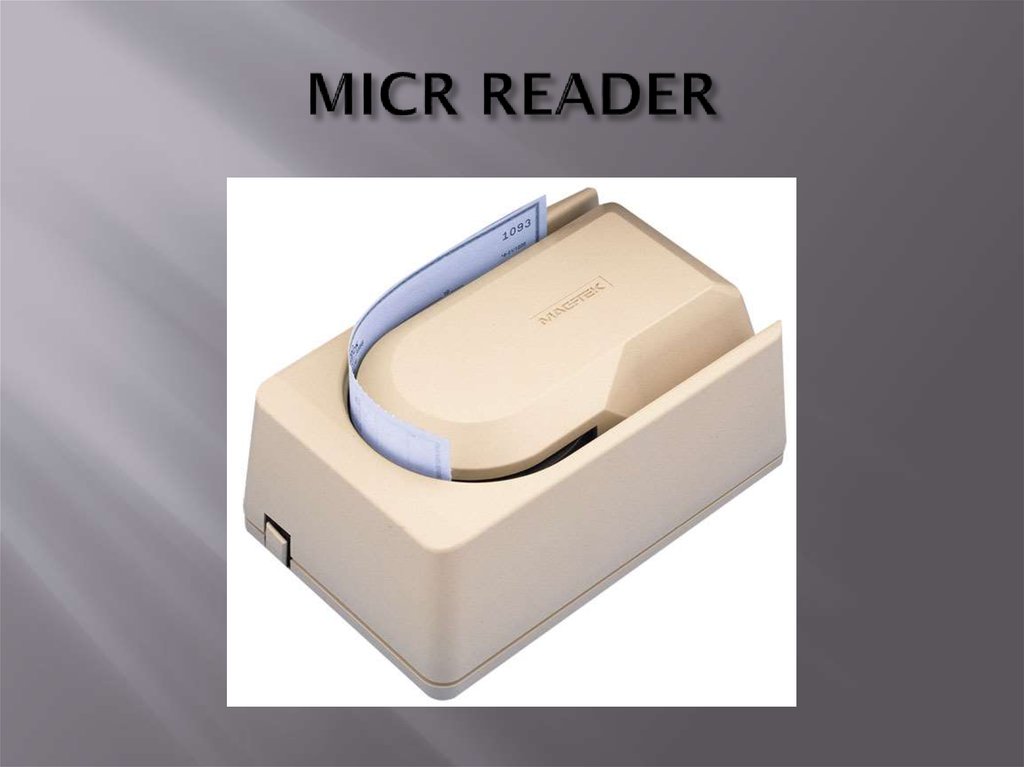 MICR READER