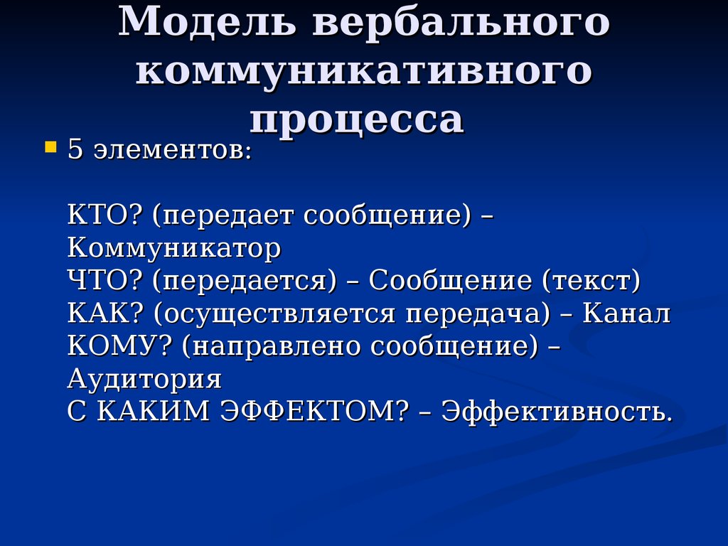 Теория делового общения - презентация онлайн