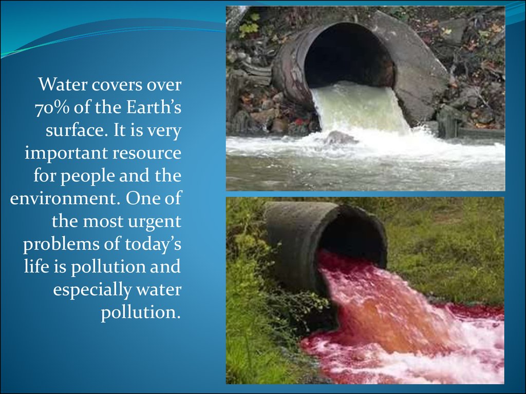 powerpoint presentation of water pollution ppt