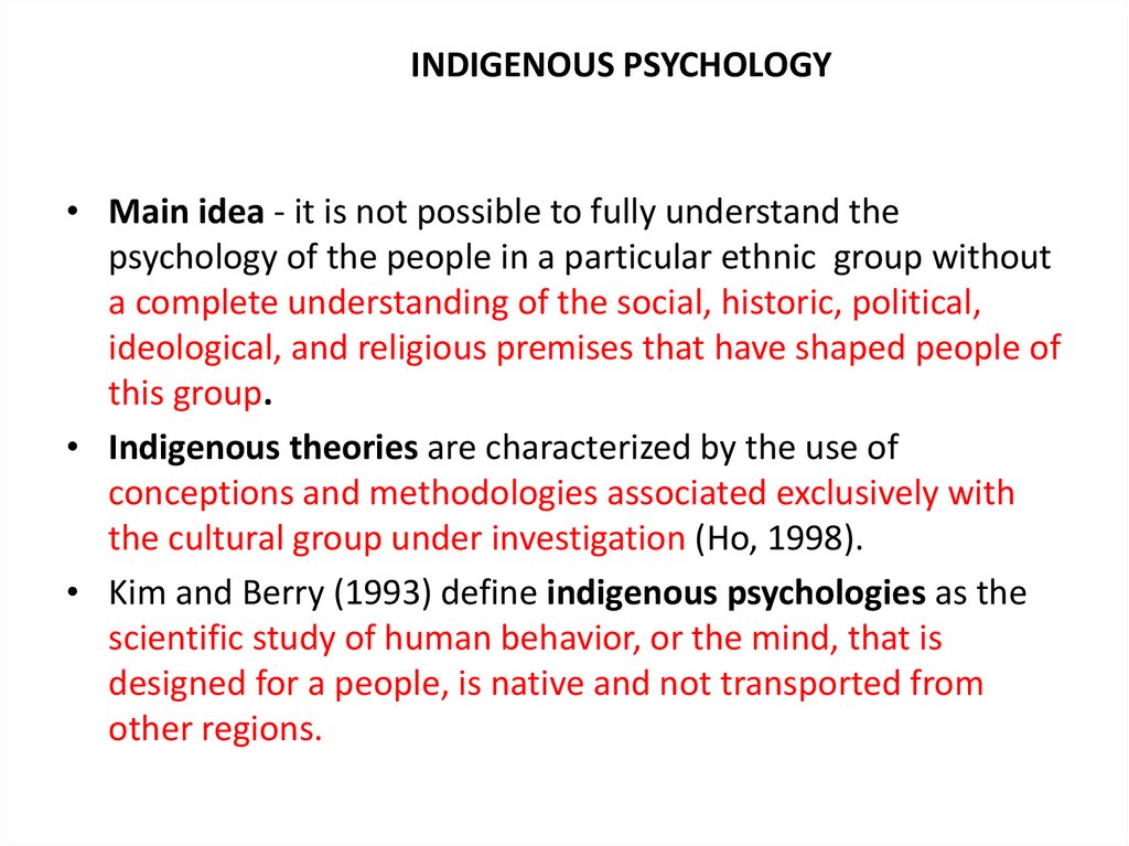 social cultural psychology example