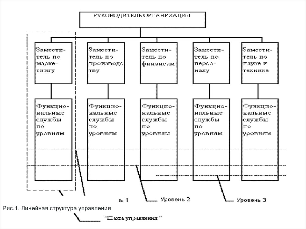 Уровень службы. Организационная структура предприятия рис. Рис. 14 - структура линейного предприятия.. Рис. 1.2.2. современная структура АПК.