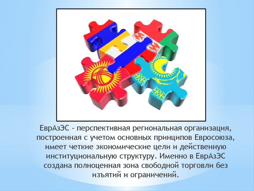 Областная организация. Региональные организации. ЕВРАЗЭС цели организации.