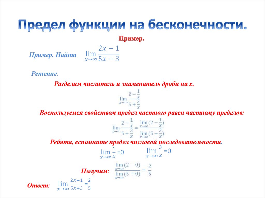 Программа предела