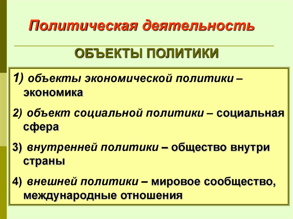 Объекты политики это. Политическая деятельность объекты. Субъекты и объекты политической деятельности. Объекты политической де. Политическая деятельность объекты политики.