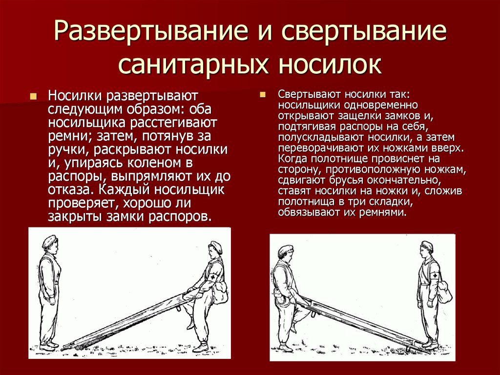 Санитарные носилки описание схема