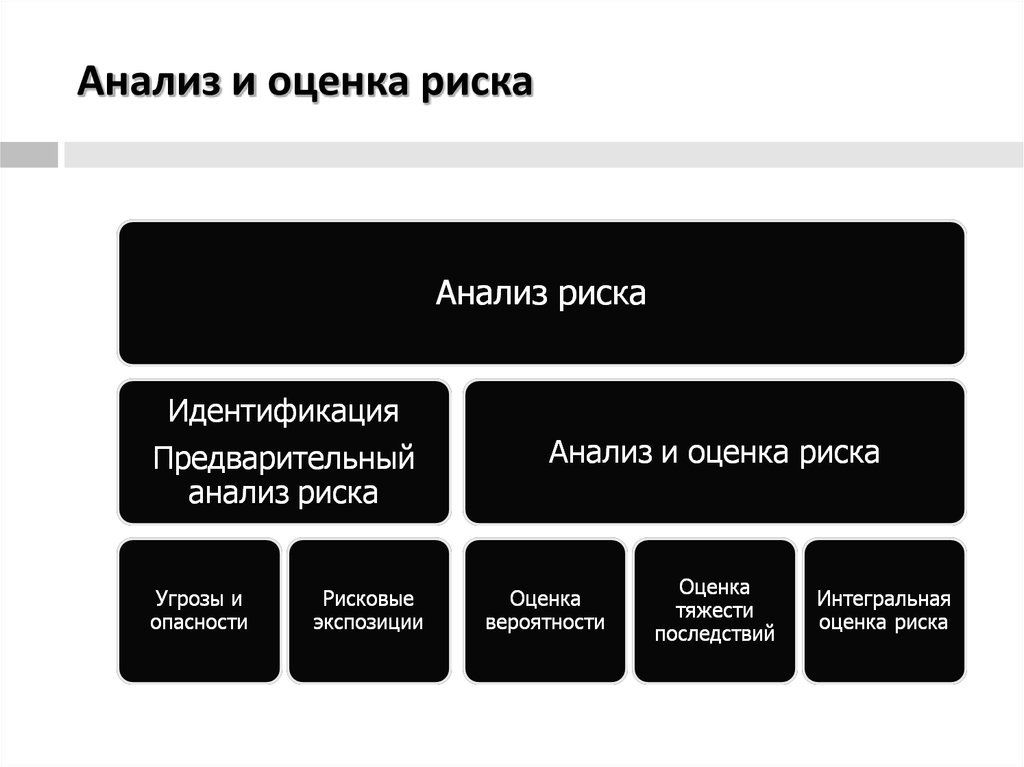 Анализ и оценка рисков