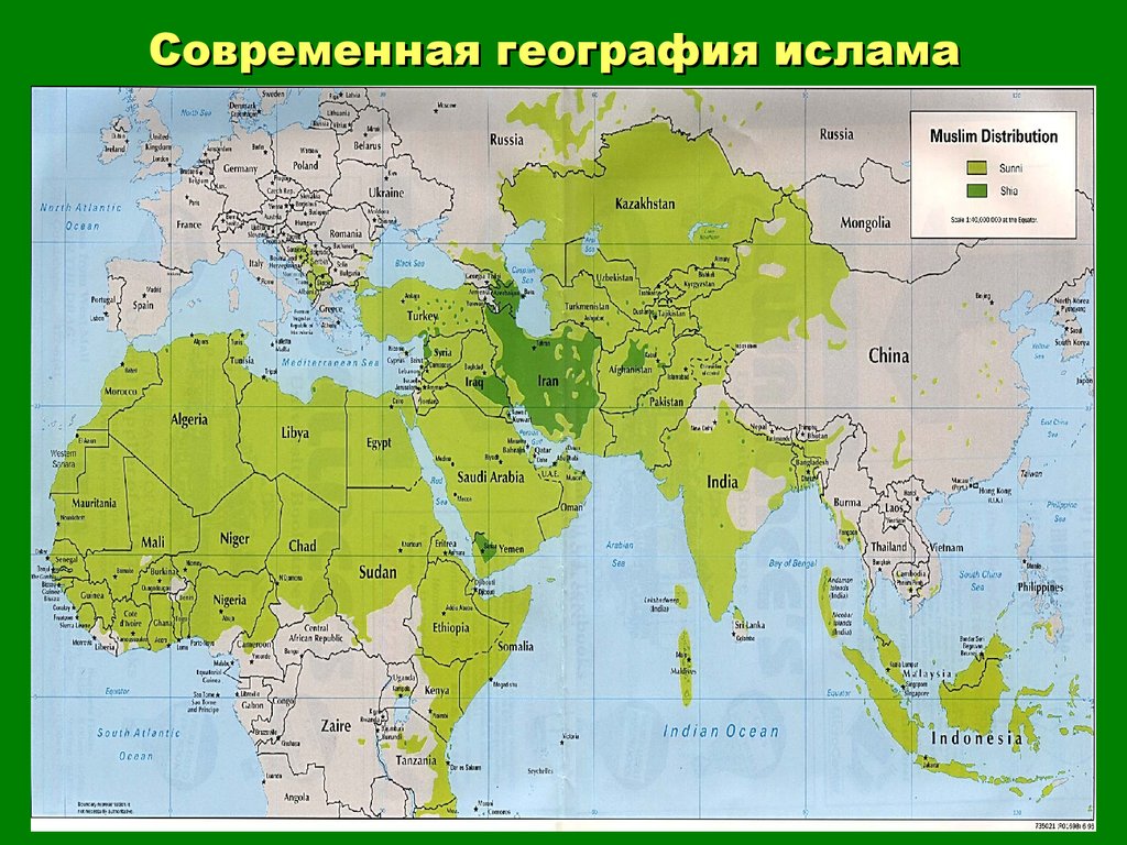 Мусульмане на карте