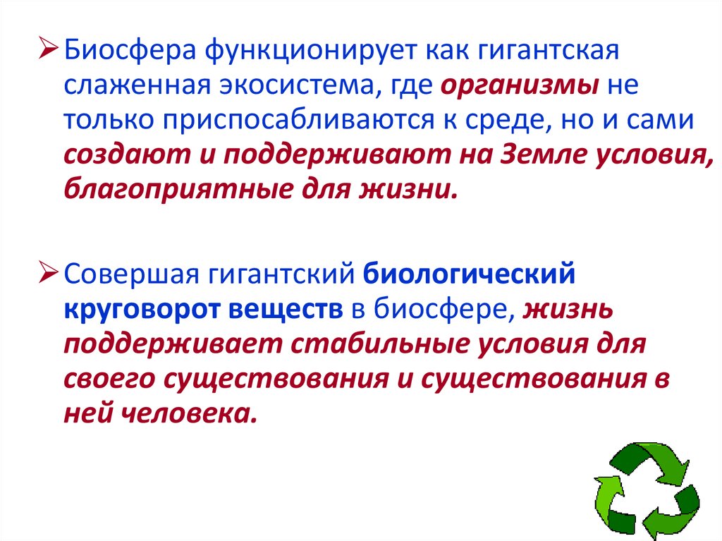 Учение о биосфере презентация 10 класс презентация