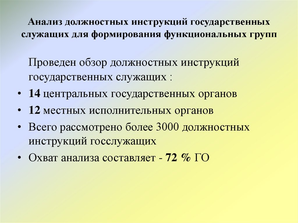 Должностная инструкция госслужащего образец