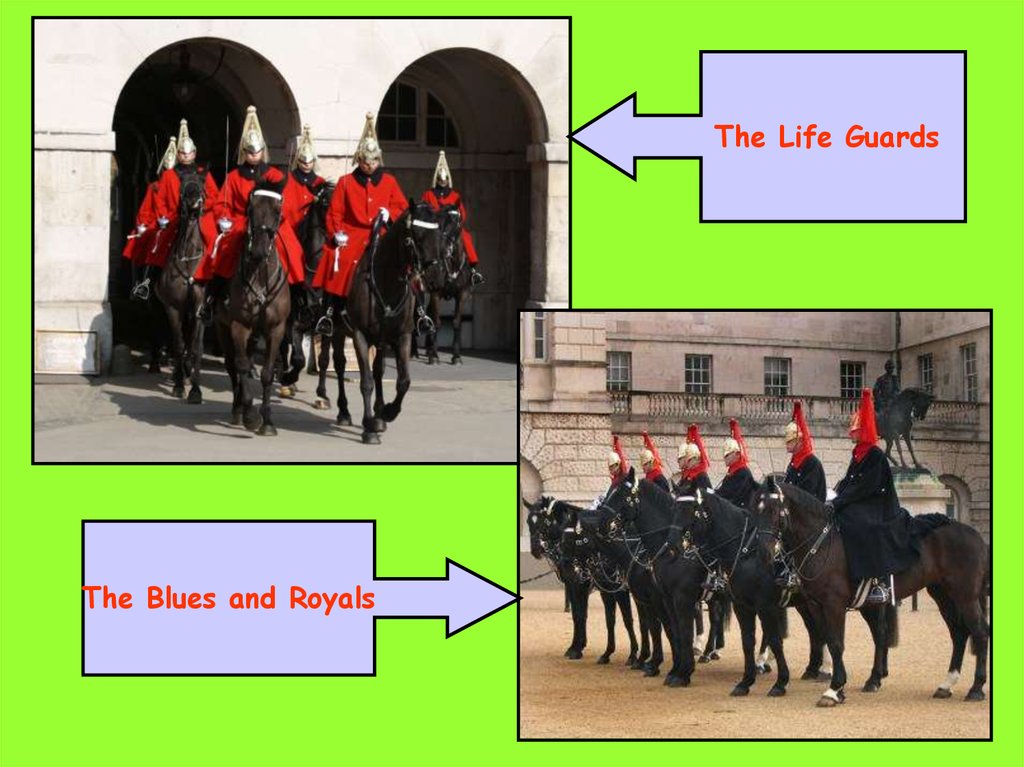 Blues and royals. (The Life Guards) Великобритания.