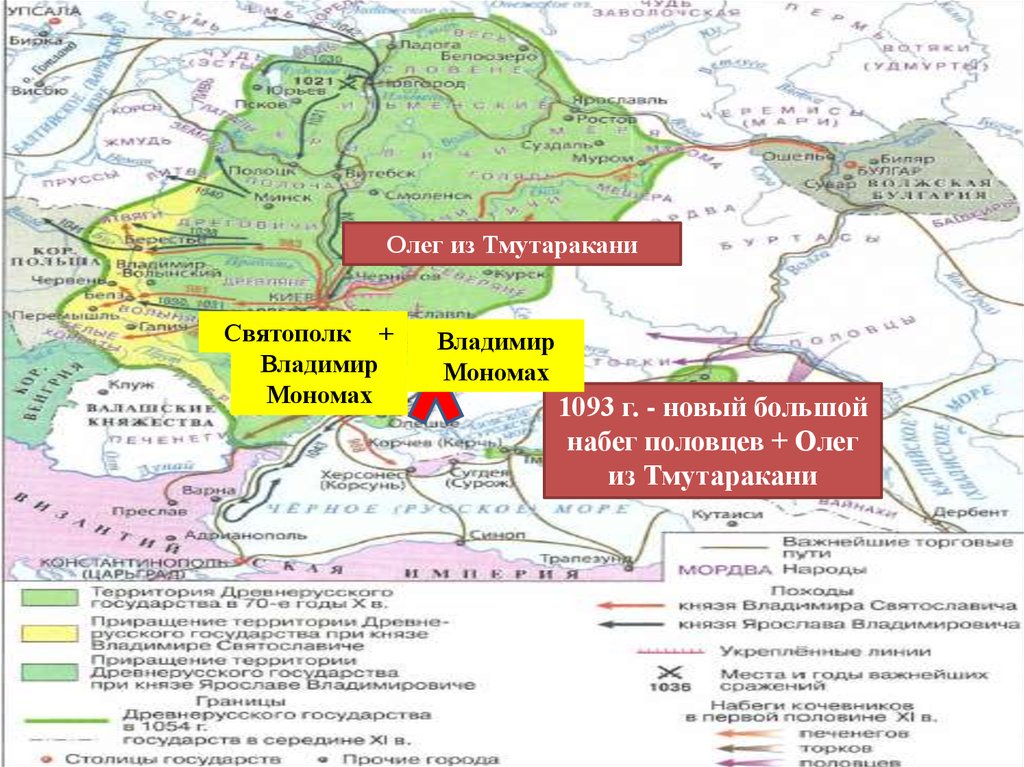 Походы русов на северный кавказ тмутараканское княжество презентация