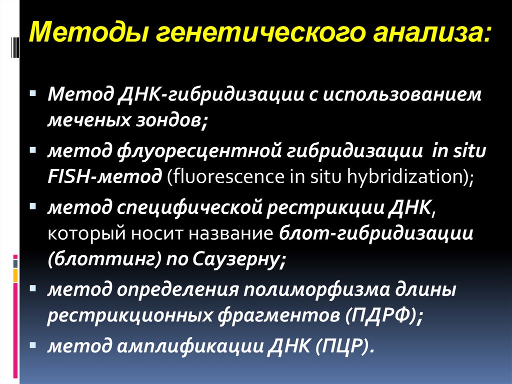 Method 21. Методы генетического анализа. Методы генетики генетический анализ. Методы анализа ДНК. Методы исследования ДНК.