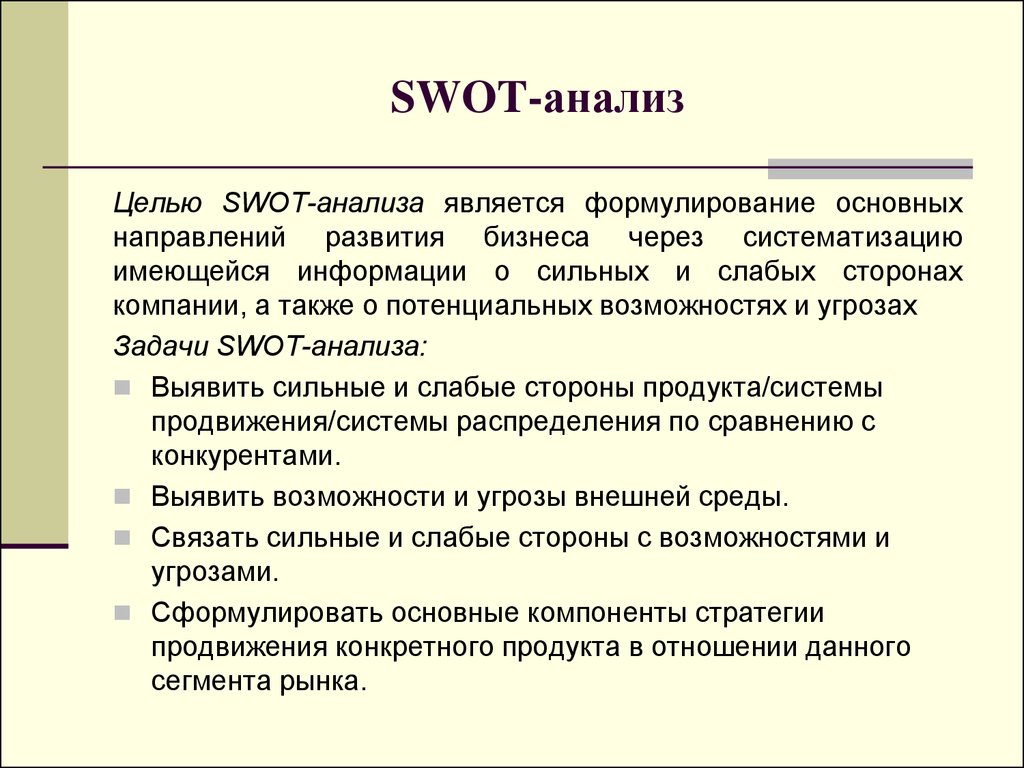 SWOT-анализ