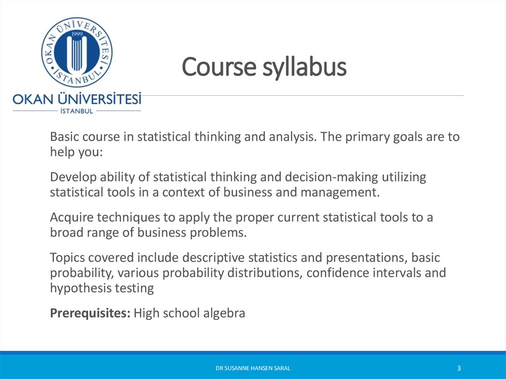 C Course syllabus