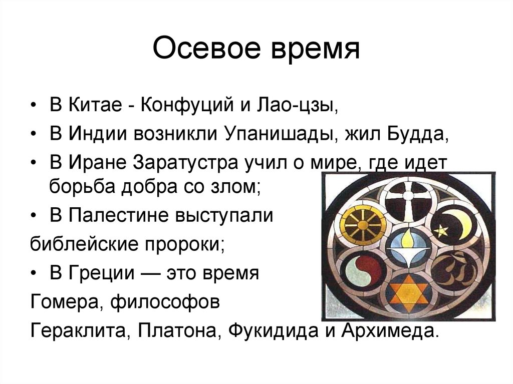 Автор концепции осевого времени