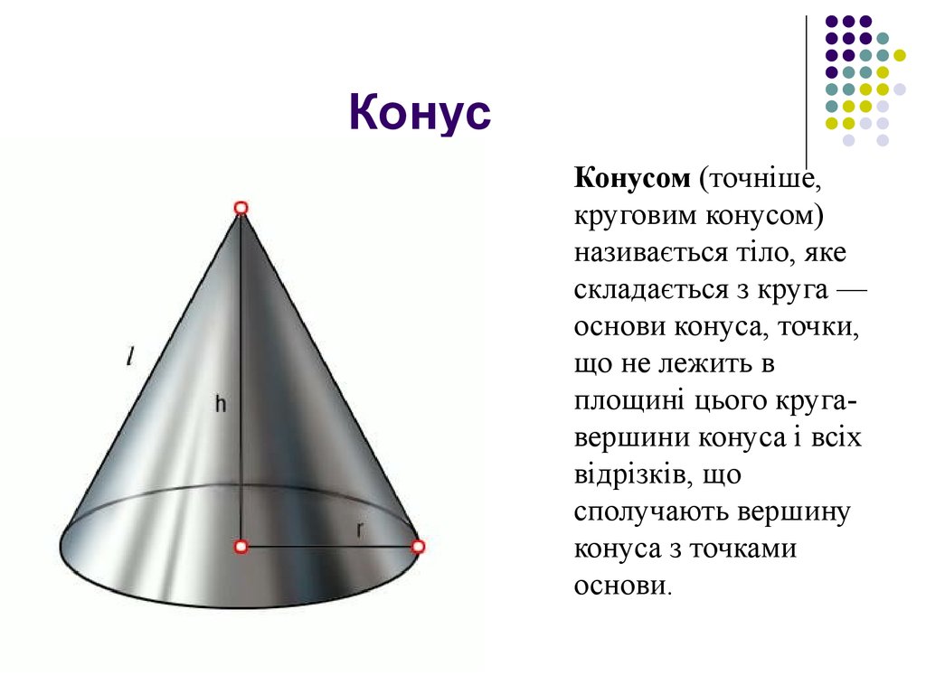 Конус презентация по математике