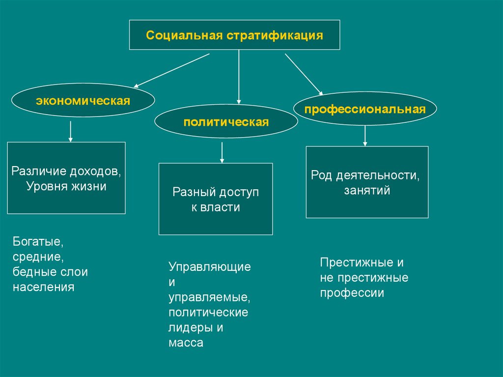 Социальная роль и стратификация презентация