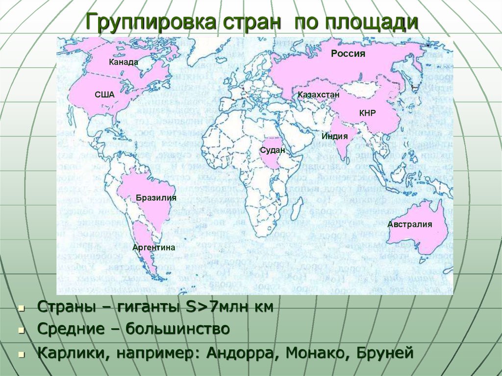 Карта самой маленькой страны. Страны гиганты по полощедт. Страны гиганты по размерам территории. Страны гиганты по площади.