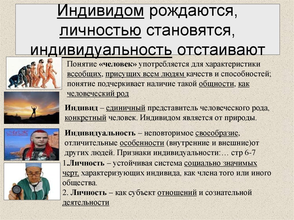 Каждому ли человеку. Индивидом рождаются личностью. Индивидом рождаются, личностью рождаются становятся. Индивидами рождаются личностью становятся индивидуальность. Как человек становится личностью.