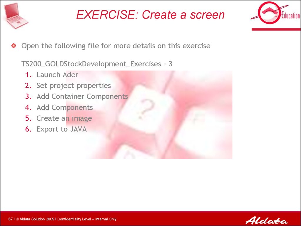 EXERCISE: Create a screen