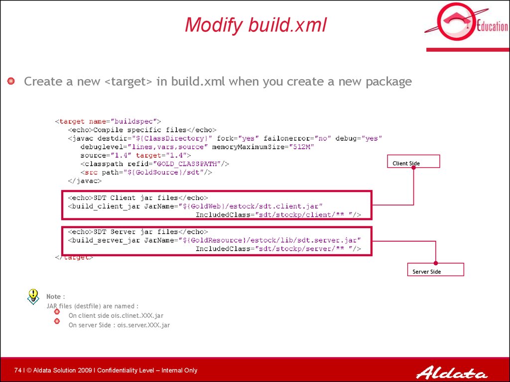 Modify build.xml