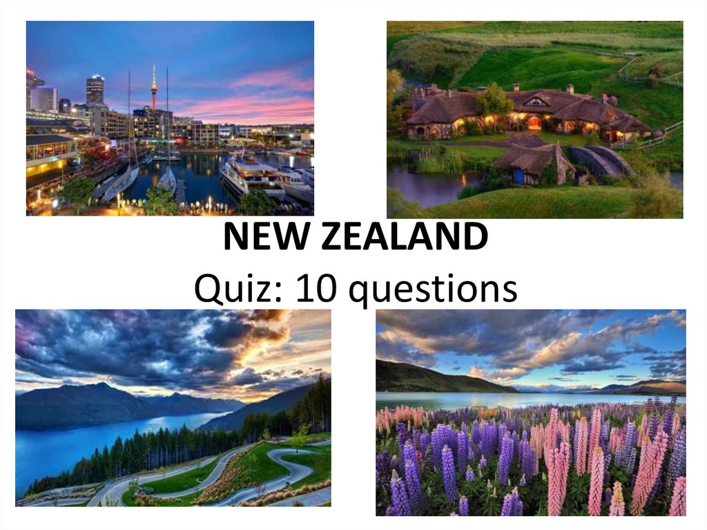 NEW ZEALAND Quiz: 10 questions