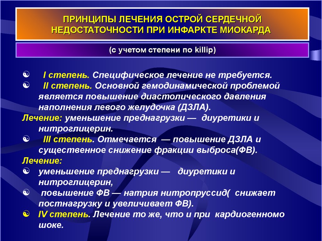 Лечение инфаркта миокарда. Принципы лечения острой сердечной недостаточности. Принципы терапии сердечной недостаточности. Принципы терапии больных с ХСН. Острая сердечная недостаточность принципы лечения.