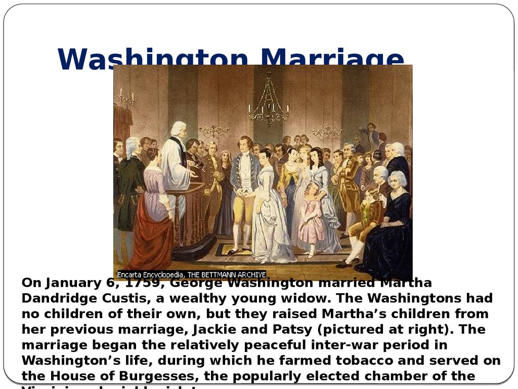 Washington Marriage