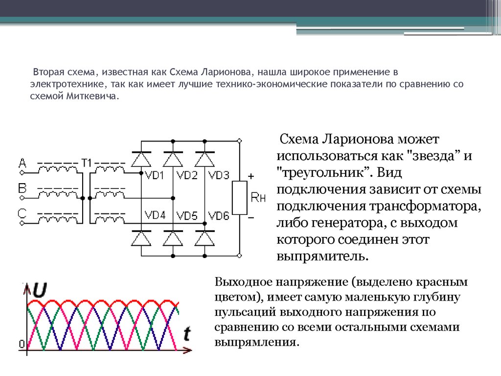 Схема ларионова на диодах